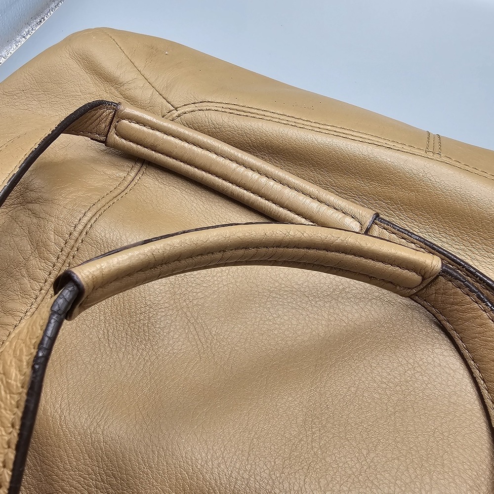 Coach 2006 Soho Tan Pebbled Leather Flap Shoulder Bag Style F24861 - Picture 10 of 12